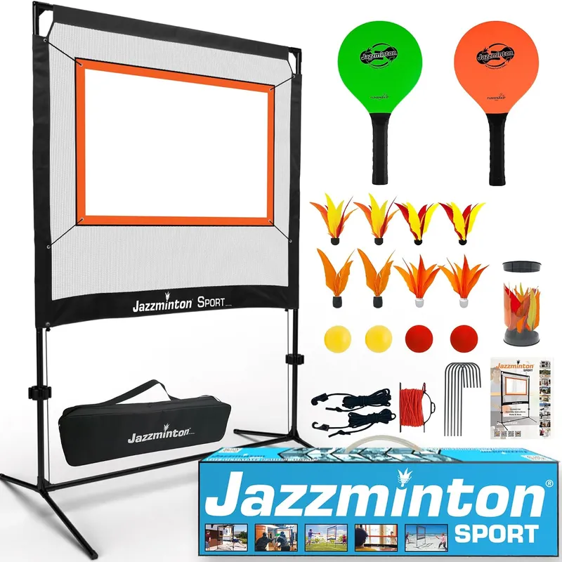 Badminton Fun Game - Sport Das Original-Paddelspiel mit Netz für