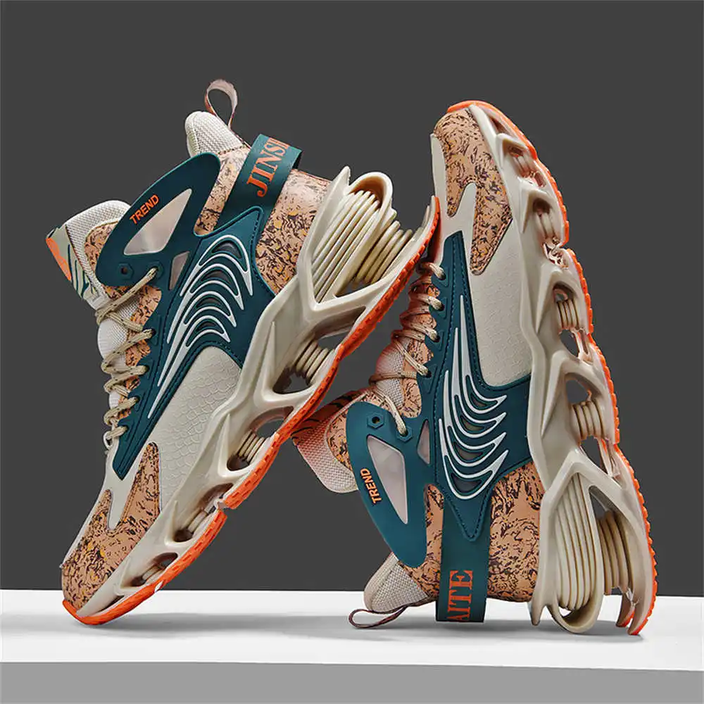 Badminton Kids - Rutschfeste Mid-Kind-Laufschuhe, lässige blaue Schuhe für