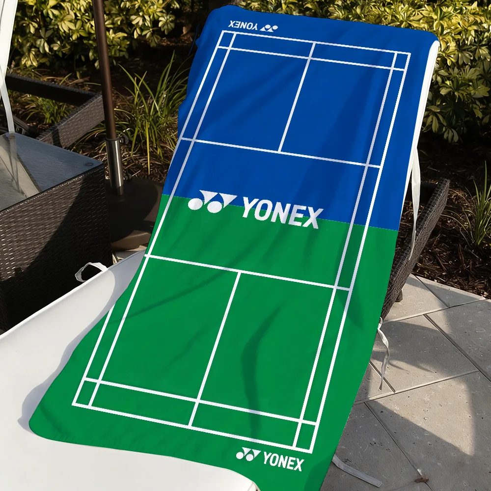 Badminton Xxl - Modisches Badminton-Logo-Markenhandtuch, schnell trocknend, weich, für
