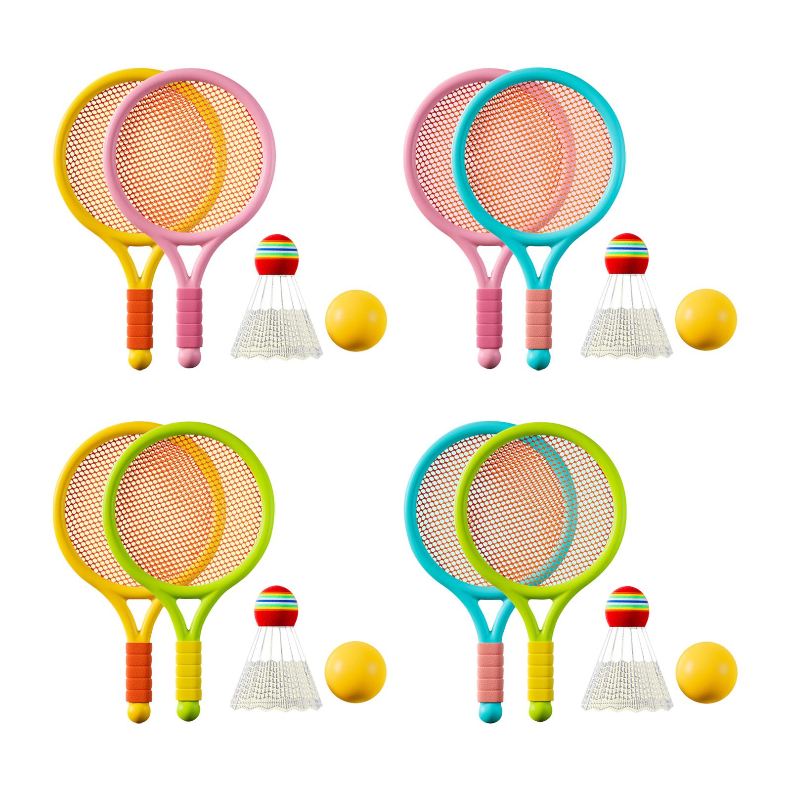 Badminton Kids - Badminton-Tennis-Set für Kinder, langlebiger Tennisschläger für