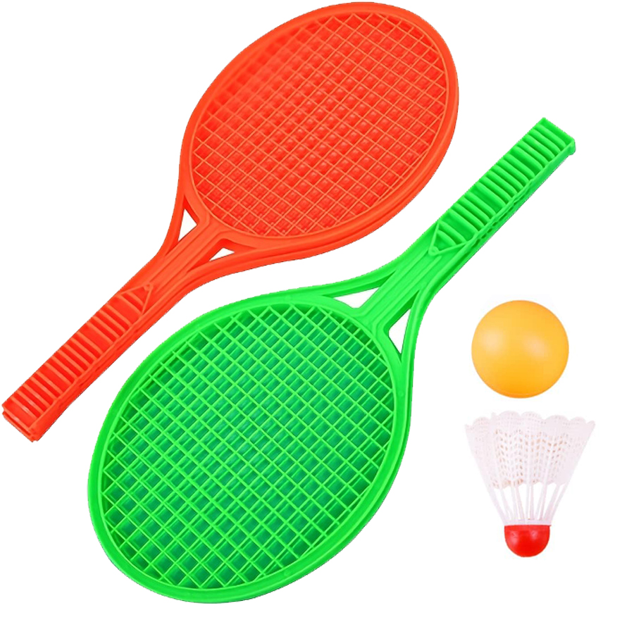 Badminton Fun Game - 4 teile/satz Mini Kunststoff Badminton Tischtennis