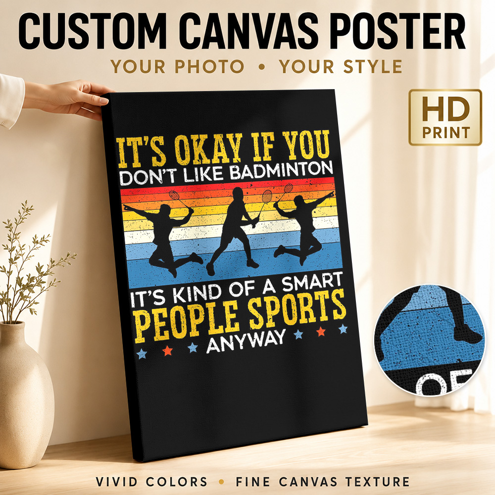 Badminton-Spieler Leinwand-Pos – Badminton Photo Bewertung und Preis