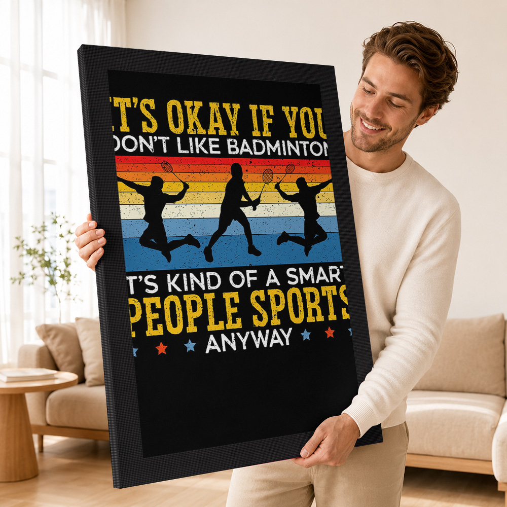 Badminton-Spieler Leinwand-Pos – Badminton Photo Bewertung und Preis