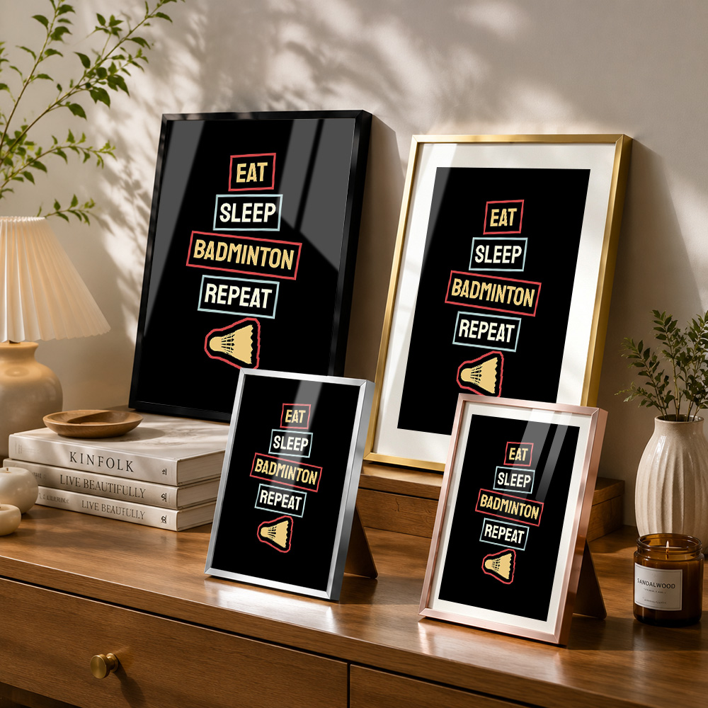 Badminton-Metallposter mit Alu – Badminton Photo Bewertung und Preis