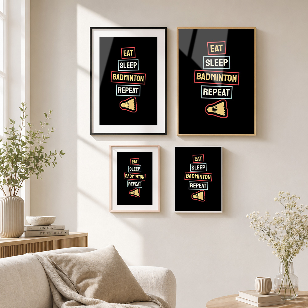 Badminton-Metallposter mit Alu – Badminton Photo Bewertung und Preis