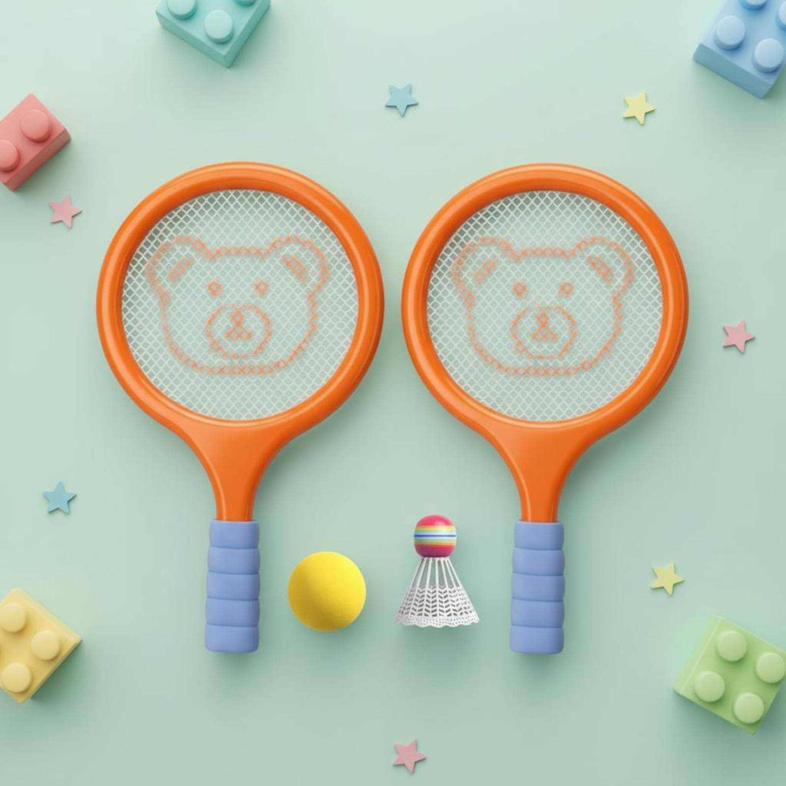 Eltern-Kind-Spiel-Schlägerset  – Badminton Kids Bewertung und Preis