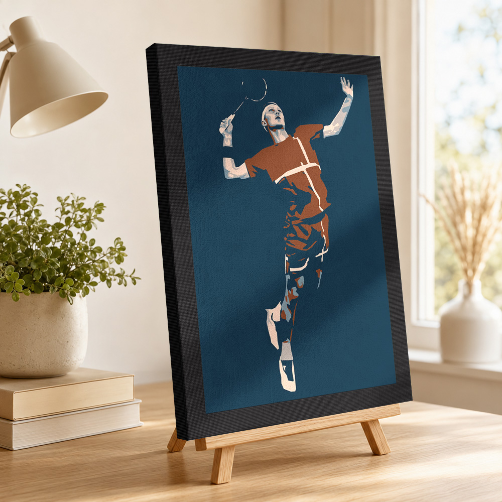 Badminton-Spieler-Silhouette L – Badminton Photo Bewertung und Preis